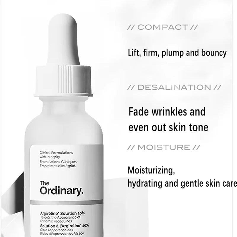 Argireline Peptide Serum 10 Percent for Forehead Lines and Wrinkles