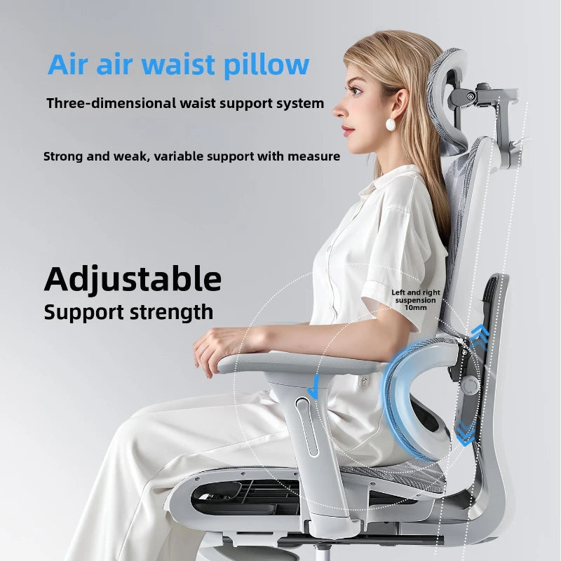 Stable Durable Ergonomic chair, computer chair, office chair, reclining dual-purpose office rotating chair, e-sports chair