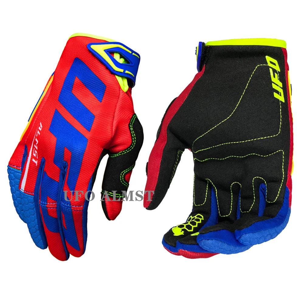 UFO Almst Off-Road Motorcycle Gloves Enduro Shockproof Mens Racing Guantes Moto Cross Luvas Motorbike MX ATV Gloves for Summer