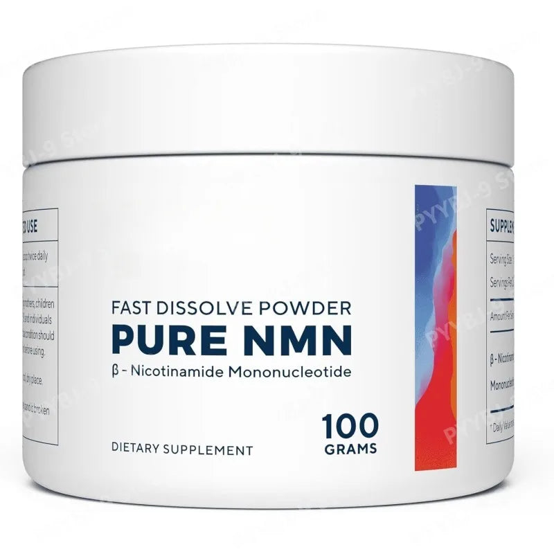 NMN (Nicotinamide Mononucleotide) Powder 100g, 500mg Per High Purity Serving Fast Dissolve, Vegan, Daily Energy & Wellness