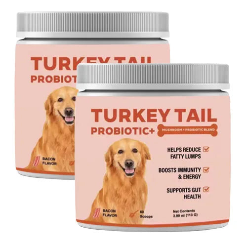 Turkey Tail Mushroom for Dogs - Lipoma Treatment for Dogs - Mushroom Supplement with Immune Support for Lipoma, Lumps & Bumps