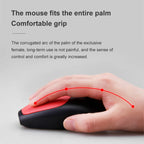 MOFii Wireless Keyboard & Mouse Combo, Cute Macaron Cat Paw Round Keycaps Silent Office Set for Laptops and Desktops