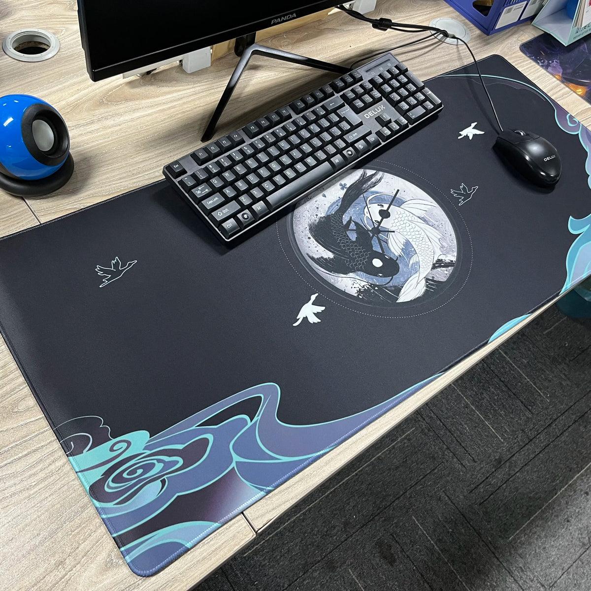 Design Mouse Pad Popular Large Gamer XXL Keyboard Mat Mouse Mat 550x1000mm Carpet Rubber Desk Mat Gaming Notebook Mousepad