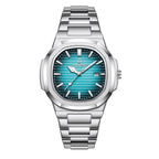 2026 New Luxury Military Man Watch Square Waterproof Luminous Date Week Men Watch Stainless Steel Quartz Men's Watches Reloj+box
