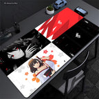 Anime Mask Girl Mouse Pad YUki Aim Gaming Speed Mouse Mat Game Premium Mousepad Gamer E-Sports Desk Mat Computer Keyboard Mats