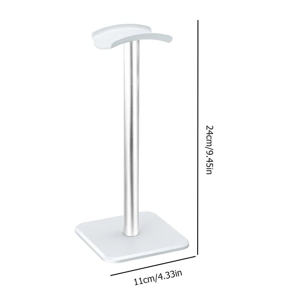 Aluminium Alloy Headphone Stand Holder Rack Space Saving Desktop Organizer Display Earphone Mount Hanger Headset Support Stand