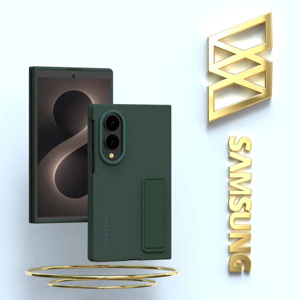 Original Genuine For Samsung Galaxy Z Fold8 Standing Case High Quality Foldable Bracket Cover ZFold8 Protector Shell & Box