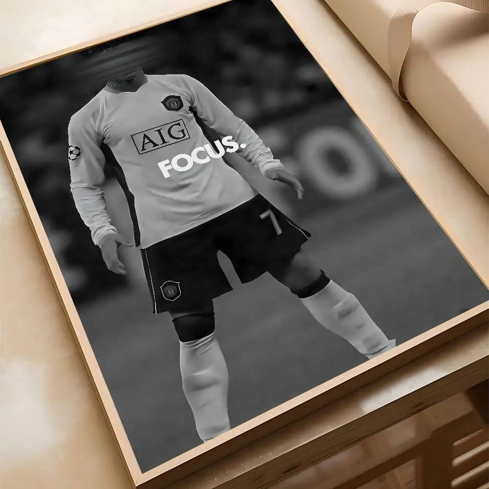 Athlete Inspirational Quotation Poster Home Gym Football Basketball Prints Wall Stickers Paintings for Home Living Room Decor