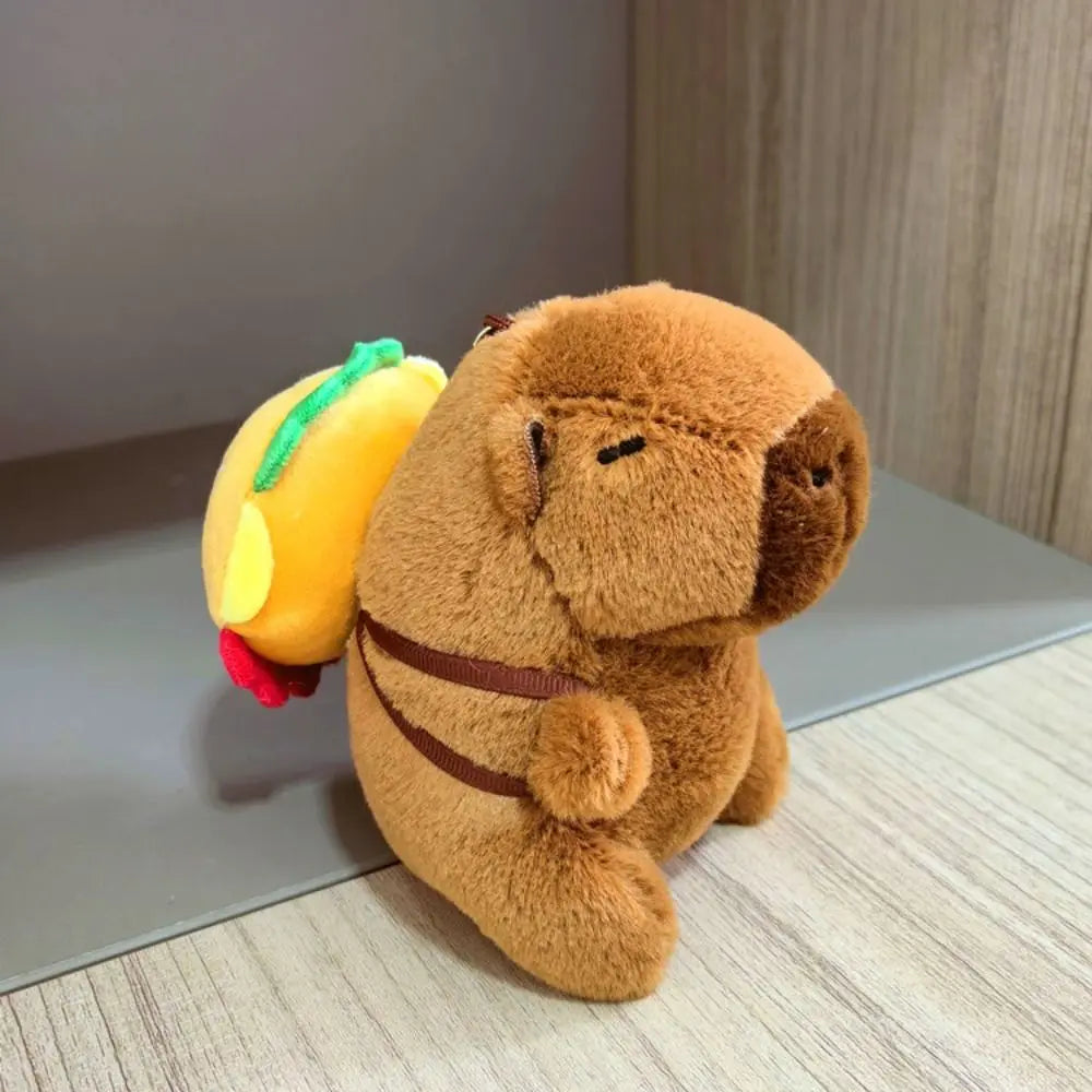 Cute Capybara Plush Toy Hoodie with Wings Simulation Doll Small Size Stuffed Animals Anime Fluffty Toy Birthday Party