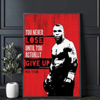 Mike Tyson Muhammad Ali Motivational Quote Poster Sticky Wall Art Printing Waterproof Home Living Bed Room Bar Aesthetic Decor