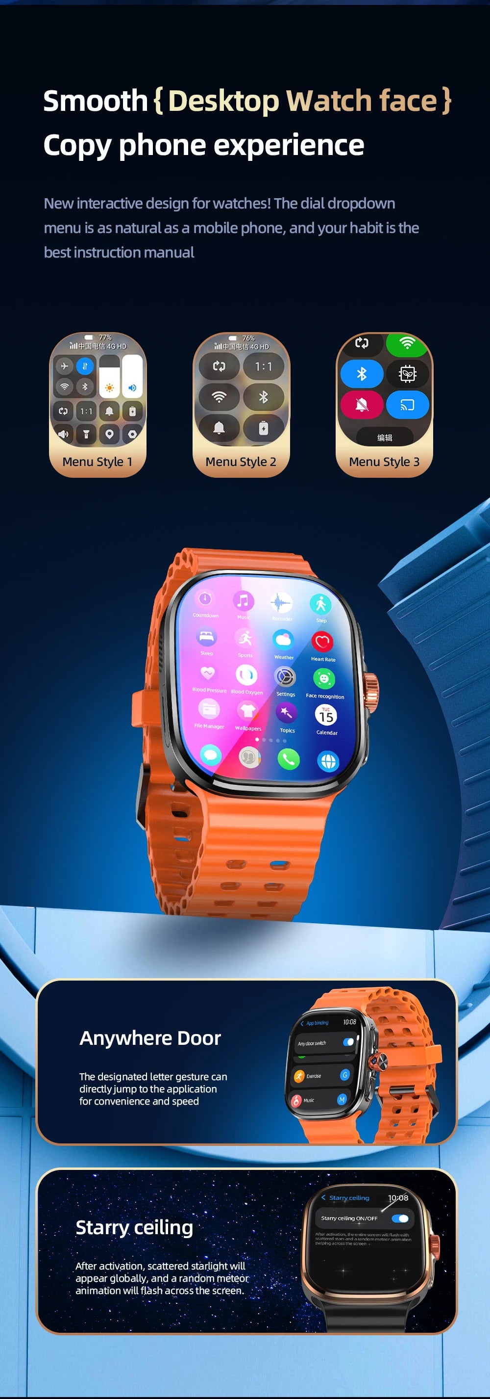 M99 Mini New Package 2.29inch Amoled Smartwatch 5G LTE Android Smart Watch With Rotary Camera GPS WIFI Sim Card Slot 2100Mah