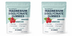 High Absorption Magnesium Bisglycinate Gummies Vegan Raspberry Flavor 60 Count Support Muscle Bone Health Non GMO Gluten Free