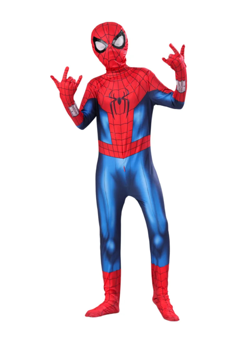 Full Set Halloween Cosplay Costume For Spider Fans Collector Miles Morales Zentai Suit Halloween Christmas Party Halloween Gift