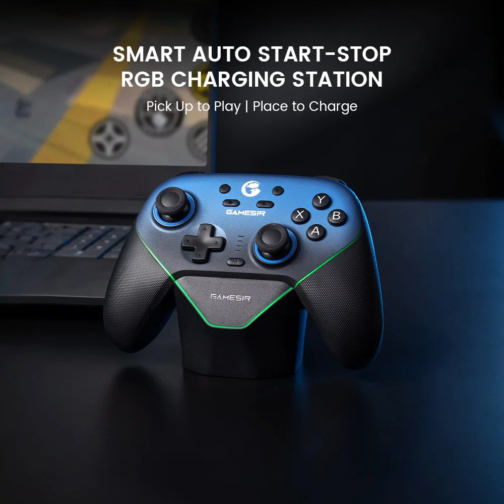 GameSir Super Nova Bluetooth Gamepad with Charging Dock Wireless Gaming Controller for Nintendo Switch 2 iPhone Android Phone PC