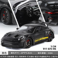 1:24 911 GT3 RS Alloy Sports Car Model Collection Ornament Toy Vehicle Diecast Miniature Voiture Boyfriend Gift