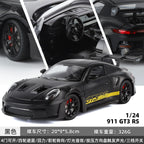 1:24 911 GT3 RS Alloy Sports Car Model Collection Ornament Toy Vehicle Diecast Miniature Voiture Boyfriend Gift