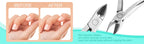 Professional Cuticle Cutter Nail Nippers Scissors Manicure Pusher Pedicure Tong Dead Skin Remover Nail Cuticle Regrowth Tool