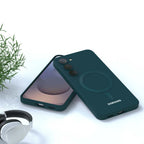 For Magnetic Case Samsung Galaxy S26 S25 S24 S23 S22 S21 S20 FE A57 Magsafe Shockproof Full Coverage Liquid Silicone Gel Cover