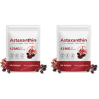 Astaxanthin Softgels Triple Strength From Microalgae Supports Healthy Aging Promotes Collagen Supports Skin Barrier 120 Softgels