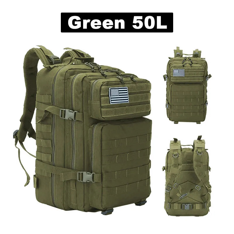 50L Tactical Waterproof Backpack