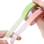 OKAYLASH 4Pcs/lot Eyelash Extension Tape  Breathable Medical Non-woven Adhesive Tape Eyelash Patch Tapes Cutter Cutting Tool