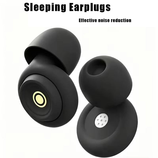 EarPlugs for Sleeping Noise Cancelling 50dB,Reusable Silicone Earplugs Strong Sound Insulation,Multiple Sizes of Ear Caps