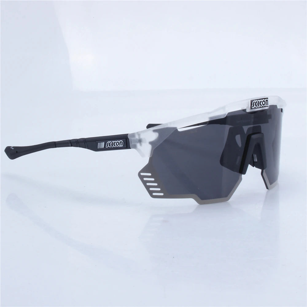 SCICON AEROSHADE KUNKEN UV400 Cycling Sunglasses with Case - Outdoor Sports Men's MTB Road Bike Eyewear Women's Goggles