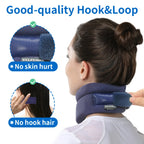 VELPEAU Foam Neck Support Brace for Neck Pain and Posture Correction, Adjustable Cervical Collar with Replaceable Sleeve