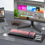 MageGee Light100 Wireless Mechanical Keyboard Side-Printed Hot-Swappable Tri-mode 2.4G/USB/BT RGB Gasket Creamy Gaming Keyboard