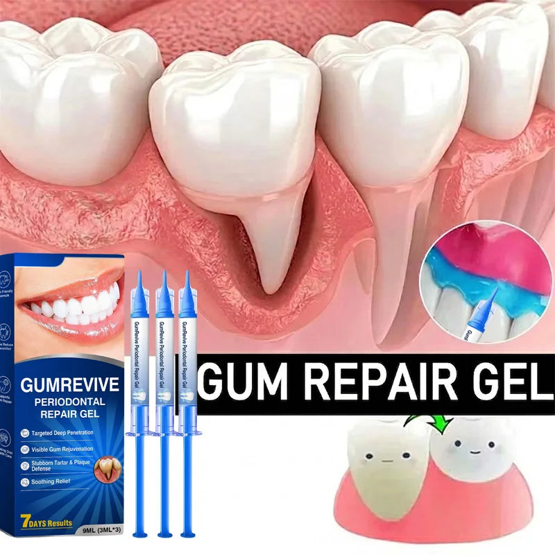 Gum Repair Care Gel Relieve Sore Gum Improve Gingival Damaged Inflammation Cleaning Teeth Stains Tartar Whitener Gum Protect Gel