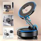 360° Rotating Vacuum Magnetic Car Phone Holder New Model Dashboard Glass Mount Multi-Scenario Automotive Navigation Stand