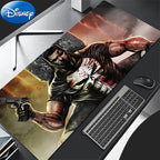 HD Print Anime Mouse Pad Office Computer Gamer Mousepad Laptop P-punisher Keyboard Pad PC Terror Skull Logo Gaming Desk Mice Mat