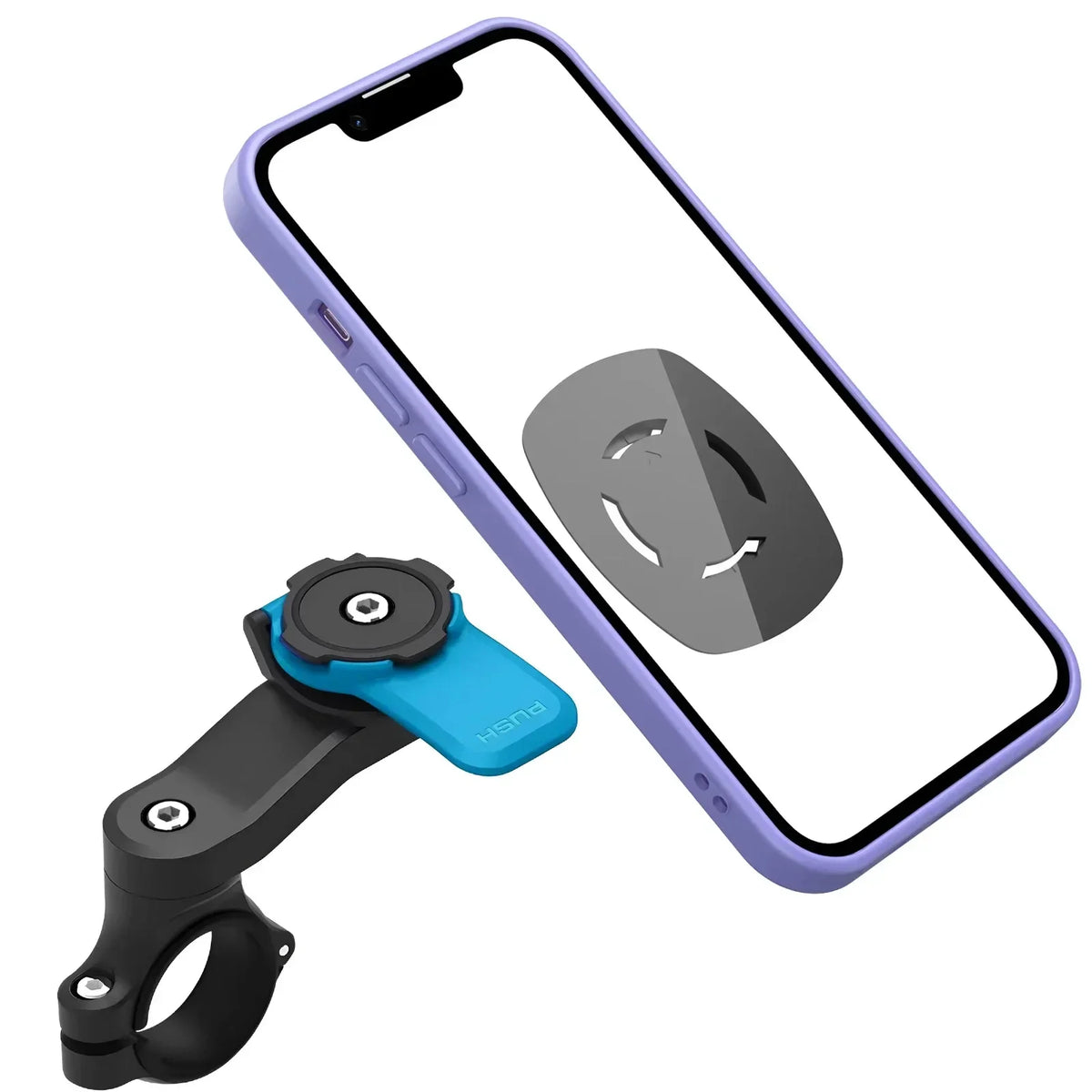 1set Motorcycle, Bicycle Handle, Mobile Phone Holder, Detachable 360 ° Rotating Shock-absorbing Mobile Phone Holder