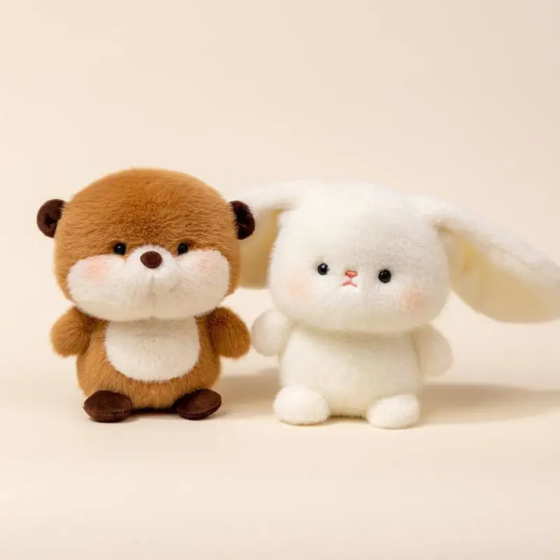 16cm Cute Plush Toy Set Soft Stuffed Animal Red Panda Elephant Penguin Lamb Rabbit Otter Squirrel Piglet Kawaii Gift