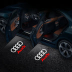 2PCS Car Door LED Light Logo Laser Projector Welcome Light For Audi sline TT Q2 Q3 Q5 Q7 Q8 A3 A4 A5 A6 A7 R8 B5 B6 B7 B8 C5 C6