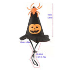 Halloween Pet Costume Set Cute Cat Cosplay Outfit Halloween Party Pet Dog Dress‑up Accessories Kitten Transformation Clothes