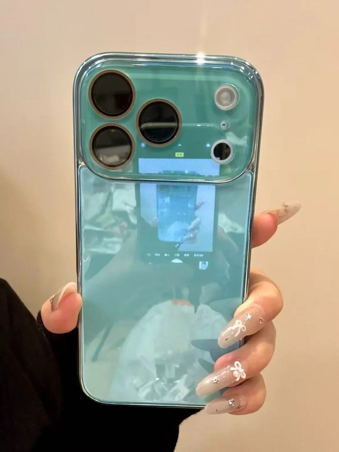 Luxury ice-Tempered Glass Camera Case For iPhone 18 17 16 15 14 13 12 11 Pro Max Plating Candy Armor Shockproof Glossy Cover