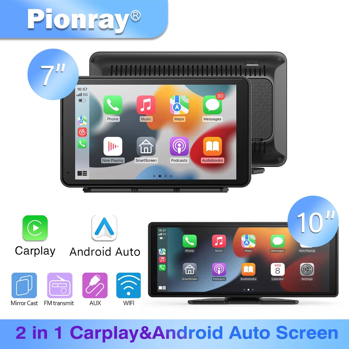 DriveSync™ 10” Wireless CarPlay 🚗📱 Big Screen. Smart Drive.