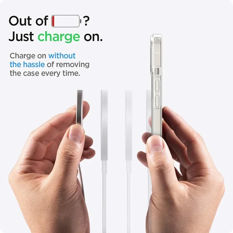 Original Magnetic Transparent Phone Case for Magsafe for iPhone 18 17 16 15 14 Plus 13 12 11 Pro Max Wireless Charge Back Cover