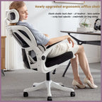 Ergonomic Home Office Chair, Comfortable Desk Chair for Students with Back Support, Long Sitting Study Chair