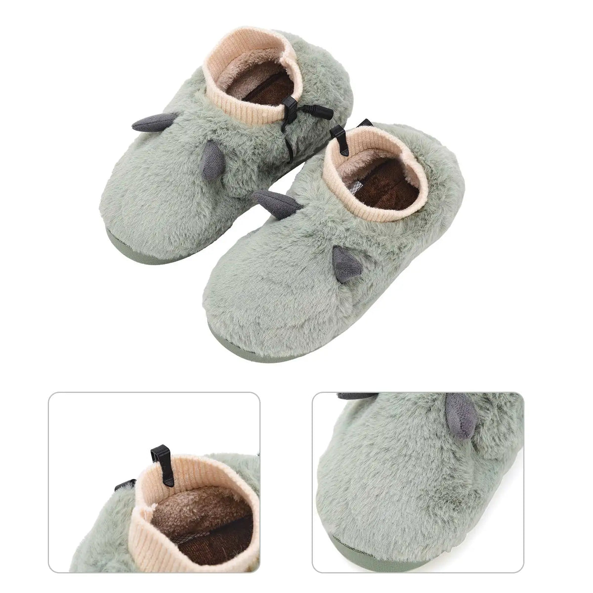 Heated Feet Warmer USB Foot Warmers Winter Shoes Plush Cute Removable And Washable Slippers