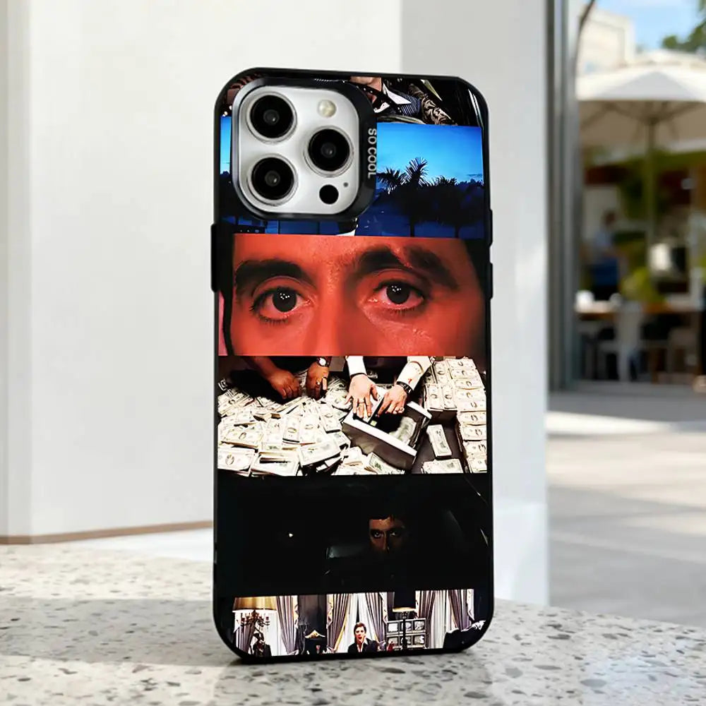 Scarfaces The World Is Yours Phone Case For iPhone 17,16,15,14,13,12,11,Pro,Max,Plus,E,Air,Mini Anti Fall Black  Bumper