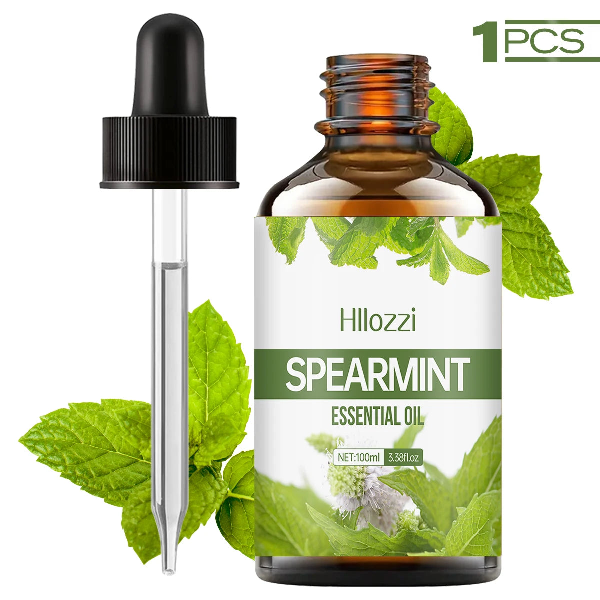 SPEARMINT ESSENTIAL OIL a high-quality moisturizing nourishing massage oil with a refreshing scent, suitable for all skin types