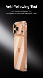 Joyroom Case For iPhone 18 Pro Max Case Crystal Transparent PC Anti-Yellow Lens Protection Cover For iPhone 17 16 15Pro Max Case
