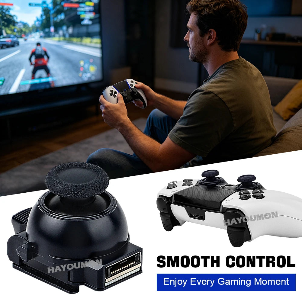 TMR Stick Module Replacement for PS5 Edge Controller For PS5 Edge Analog Joystick to Resolve Drift & Restore Pro Level Accuracy