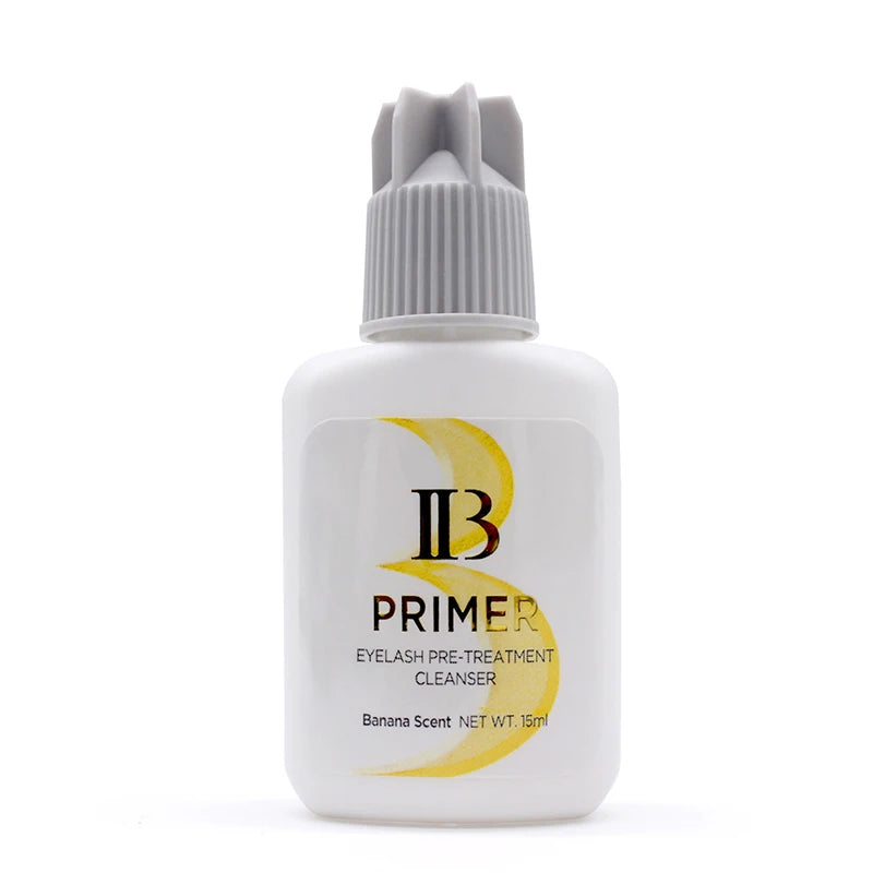 1 Bottle IBeauty Super Bonder Banana Primer Fake Eyelash Extension Fast Dry Long Lasting Korea Booster Strong Adhesive Supplies
