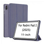 Case for Xiaomi Redmi Pad 2 2025 11-inch PU Leather Flip Smart Cover,Magnetic Stand Case,Soft Silicone Back Shell