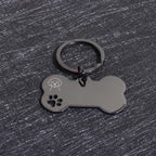 Custom Name Dog Tags Personalized Text Dog ID Tag Bone Shaped Stainless Steel Laser Engraving Anti-lost Customized Pets ID Tag