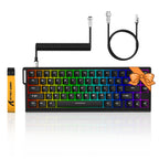ATTACK SHARK X68HE X68PRO HE Magnetic Axis Gaming Keyboard Wired 8K Return Rate 5000mAh Battery Web Driver PBT Keycaps Esports