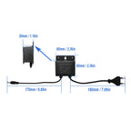 2pcs DC12V 2A EU Plug Power Adapter Waterproof Black For CCTV Security Surveillance AHD Camera Charger NVR DVR Input AC100V-240V